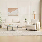 Fauteuil d'appoint, Fauteuil de salon en lin, Fauteuil de style moderne du milieu du siècle, Fauteuil de lecture confortable, Fauteuil de salon rembourré pour le salon, la chambre à coucher