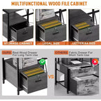 Bureau d'angle réversible en forme de L de 76 po avec tiroir classeur, prises de courant, étagère pour moniteur et rangement, gris, pour bureau à domicile