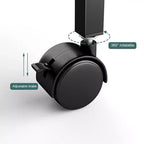 Meuble d'imprimante, desserte d'imprimante mobile à 3 niveaux avec étagère de rangement, chariot d'imprimante roulant multifonctionnel avec roulettes pour l'organisation du bureau à domicile
