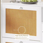 Meuble à chaussures 3 niveaux en rotin avec tiroirs basculants et étagères réglables, grille supérieure, organisateur de rangement de chaussures étroit pour entrée, couloir ou chambre