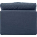 Fauteuil sans accoudoirs en tissu texturé lin Indulge