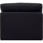 Fauteuil sans accoudoirs en tissu texturé lin Indulge