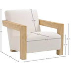 Fauteuil d'appoint en velours