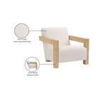 Fauteuil d'appoint en velours