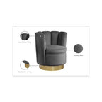 Fauteuil d'appoint en velours