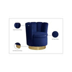 Fauteuil d'appoint en velours
