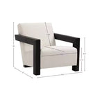 Fauteuil d'appoint en velours