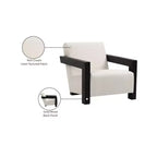 Fauteuil d'appoint en velours