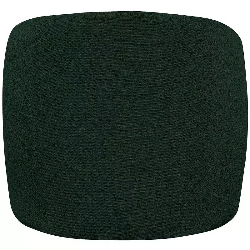 Fauteuil d'appoint Acadia en similicuir végane et tissu bouclé