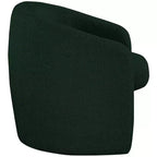 Fauteuil d'appoint en similicuir / tissu bouclé