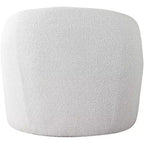 Fauteuil d'appoint en similicuir / tissu bouclé