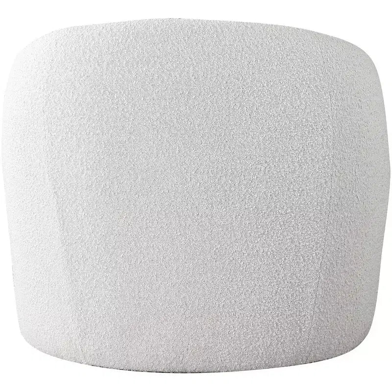 Fauteuil d'appoint Acadia en similicuir végane et tissu bouclé