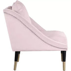 Fauteuil d'appoint élégant en velours