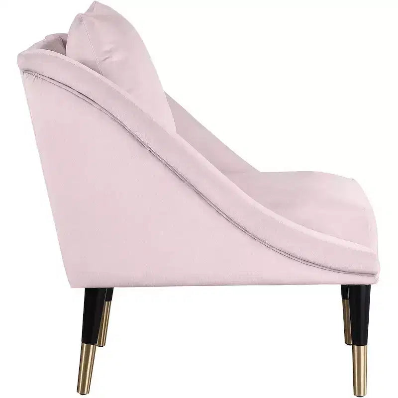 Fauteuil d'appoint élégant en velours