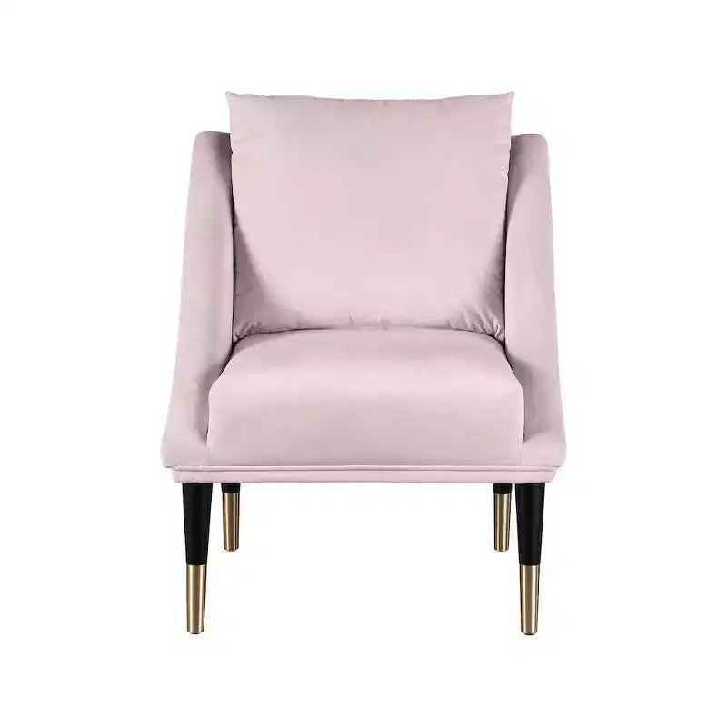 Fauteuil d'appoint élégant en velours