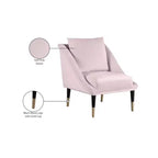 Fauteuil d'appoint élégant en velours