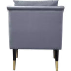 Fauteuil d'appoint élégant en velours