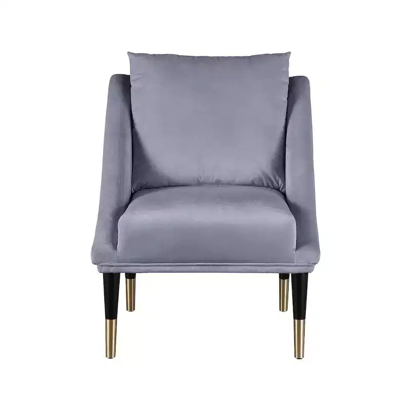 Fauteuil d'appoint élégant en velours