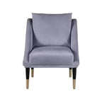 Fauteuil d'appoint élégant en velours