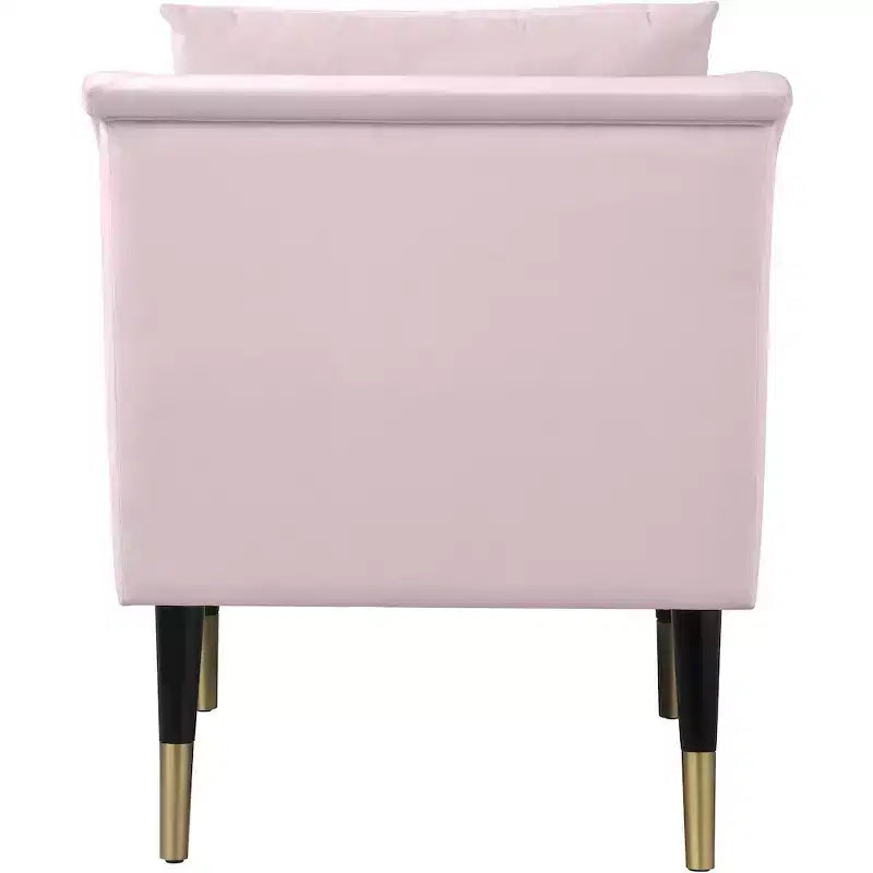 Fauteuil d'appoint élégant en velours