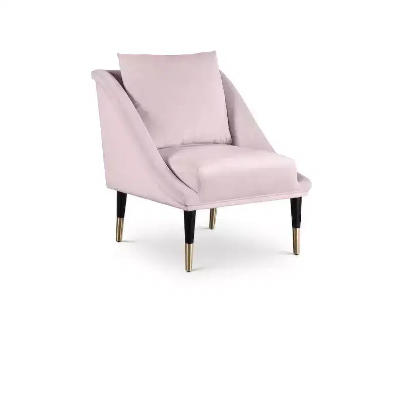 Fauteuil d'appoint élégant en velours
