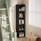 Bibliothèque 5 niveaux en forme de cube, étagère de rangement pour salon, chambre à coucher, chambre d'enfant
