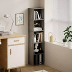 Bibliothèque 5 niveaux en forme de cube, étagère de rangement pour salon, chambre à coucher, chambre d'enfant