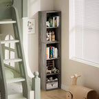Bibliothèque 5 niveaux en forme de cube, étagère de rangement pour salon, chambre à coucher, chambre d'enfant