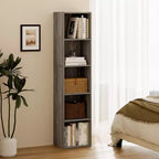 Bibliothèque 5 niveaux en forme de cube, étagère de rangement pour salon, chambre à coucher, chambre d'enfant