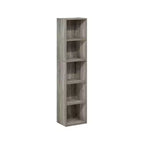 Bibliothèque 5 niveaux en forme de cube, étagère de rangement pour salon, chambre à coucher, chambre d'enfant