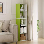 Bibliothèque 5 niveaux en forme de cube, étagère de rangement pour salon, chambre à coucher, chambre d'enfant
