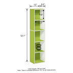 Bibliothèque 5 niveaux en forme de cube, étagère de rangement pour salon, chambre à coucher, chambre d'enfant
