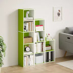 Bibliothèque 5 niveaux en forme de cube, étagère de rangement pour salon, chambre à coucher, chambre d'enfant
