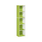 Bibliothèque 5 niveaux en forme de cube, étagère de rangement pour salon, chambre à coucher, chambre d'enfant