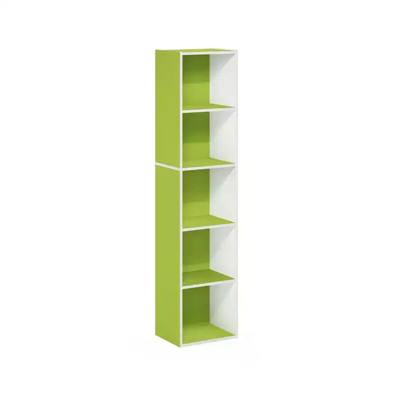 Bibliothèque 5 niveaux en forme de cube, étagère de rangement pour salon, chambre à coucher, chambre d'enfant