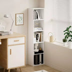 Bibliothèque 5 niveaux en forme de cube, étagère de rangement pour salon, chambre à coucher, chambre d'enfant