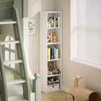 Bibliothèque 5 niveaux en forme de cube, étagère de rangement pour salon, chambre à coucher, chambre d'enfant