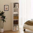 Bibliothèque 5 niveaux en forme de cube, étagère de rangement pour salon, chambre à coucher, chambre d'enfant