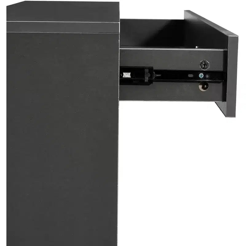 Meuble à chaussures haut, organiseur de chaussures fin en MDF, résistant aux rayures, rangement pour entrée, 31,5x9,4x43,3, design moderne peu encombrant