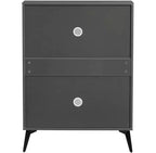 Meuble à chaussures haut, organiseur de chaussures fin en MDF, résistant aux rayures, rangement pour entrée, 31,5x9,4x43,3, design moderne peu encombrant