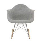 Fauteuil à bascule moderne Wilson - Rembourrage moelleux, mouvement de bascule fluide, parfait pour les chambres de bébé ou les salons
