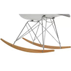Fauteuil à bascule moderne Wilson - Rembourrage moelleux, mouvement de bascule fluide, parfait pour les chambres de bébé ou les salons