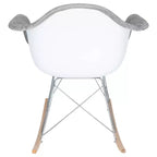 Fauteuil à bascule moderne Wilson - Rembourrage moelleux, mouvement de bascule fluide, parfait pour les chambres de bébé ou les salons