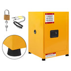 Flammable Industry Safety Cabinet -17 x 17 x 22, Explosion Proof Storage Cabinet with Adjustable Shelf, for Commercial Industrial and Home Use
