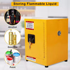 Armoire de sécurité pour produits inflammables - 17 x 17 x 22, armoire de rangement antidéflagrante avec étagère réglable, pour usage commercial, industriel et domestique