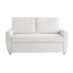 Serta Harriet Convertible Loveseat Woven Ivory