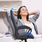 Chaise de bureau Chaise Gamer Pas Cher Chaise de Bureau en Cuir PU Chaise d'Ordinateur Exécutive Soutien Lombaire pour Femme, Homme
