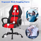 Chaise de bureau Chaise Gamer Pas Cher Chaise de Bureau en Cuir PU Chaise d'Ordinateur Exécutive Soutien Lombaire pour Femme, Homme