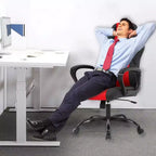 Chaise de bureau Chaise Gamer Pas Cher Chaise de Bureau en Cuir PU Chaise d'Ordinateur Exécutive Soutien Lombaire pour Femme, Homme
