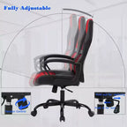 Chaise de bureau Chaise Gamer Pas Cher Chaise de Bureau en Cuir PU Chaise d'Ordinateur Exécutive Soutien Lombaire pour Femme, Homme